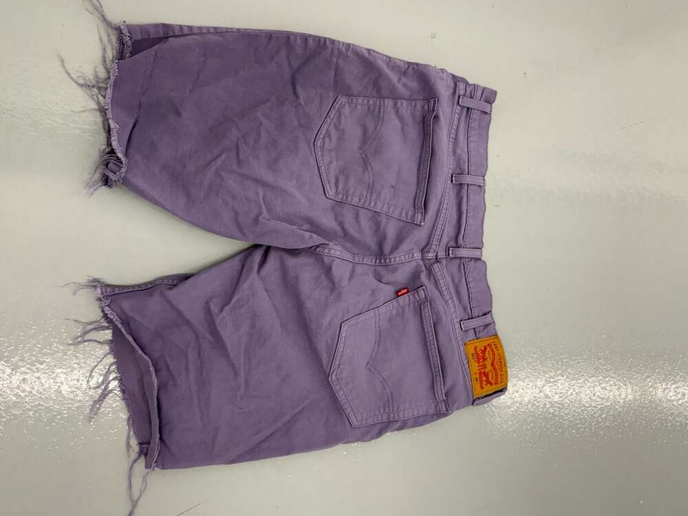Levi's 511 Slim Fit Cut-Off Denim Shorts Purple Size 38